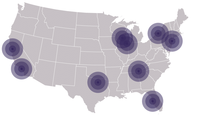 Medical Art Prosthetics Locations Map